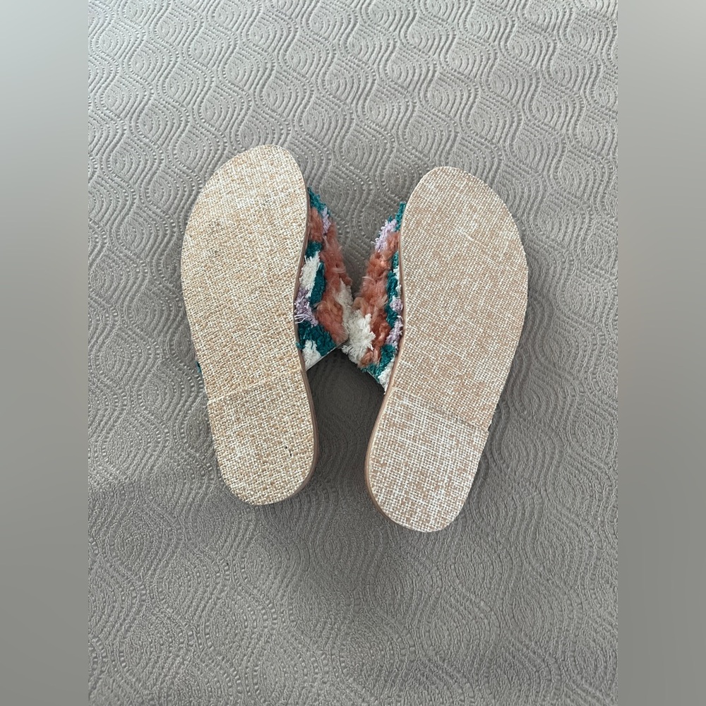 Free People Yuma woven mule Textured Slide Sandals size 38 - Picture 7 of 11